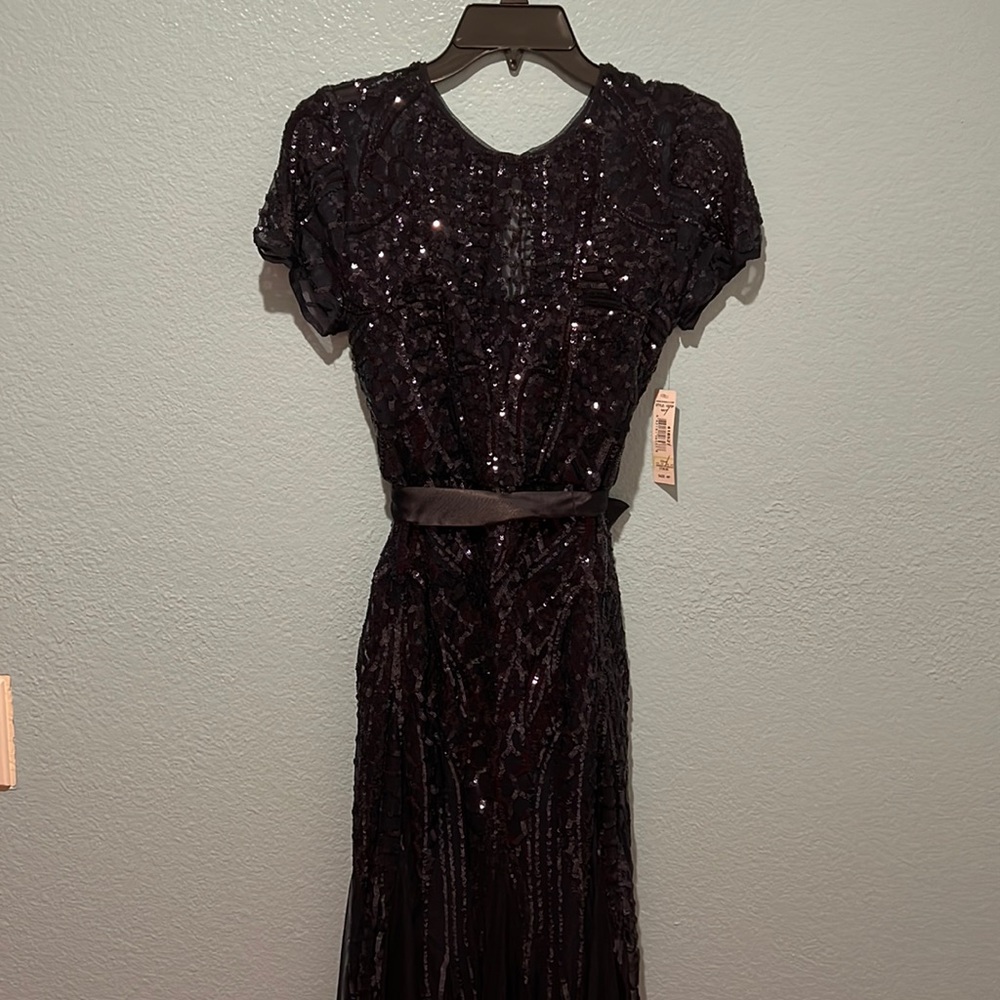 Blue Sequin Dress
